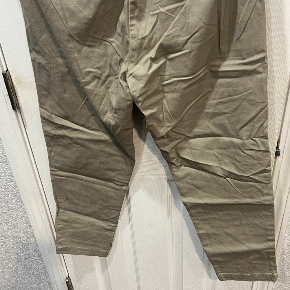 Khaki Pull-On Chino Pants - Picture 5 of 5